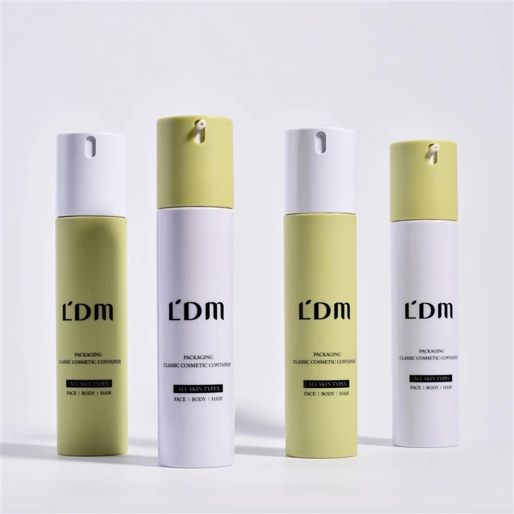 Mukautettavat 50 ml:n ilmattomat pumppupullot